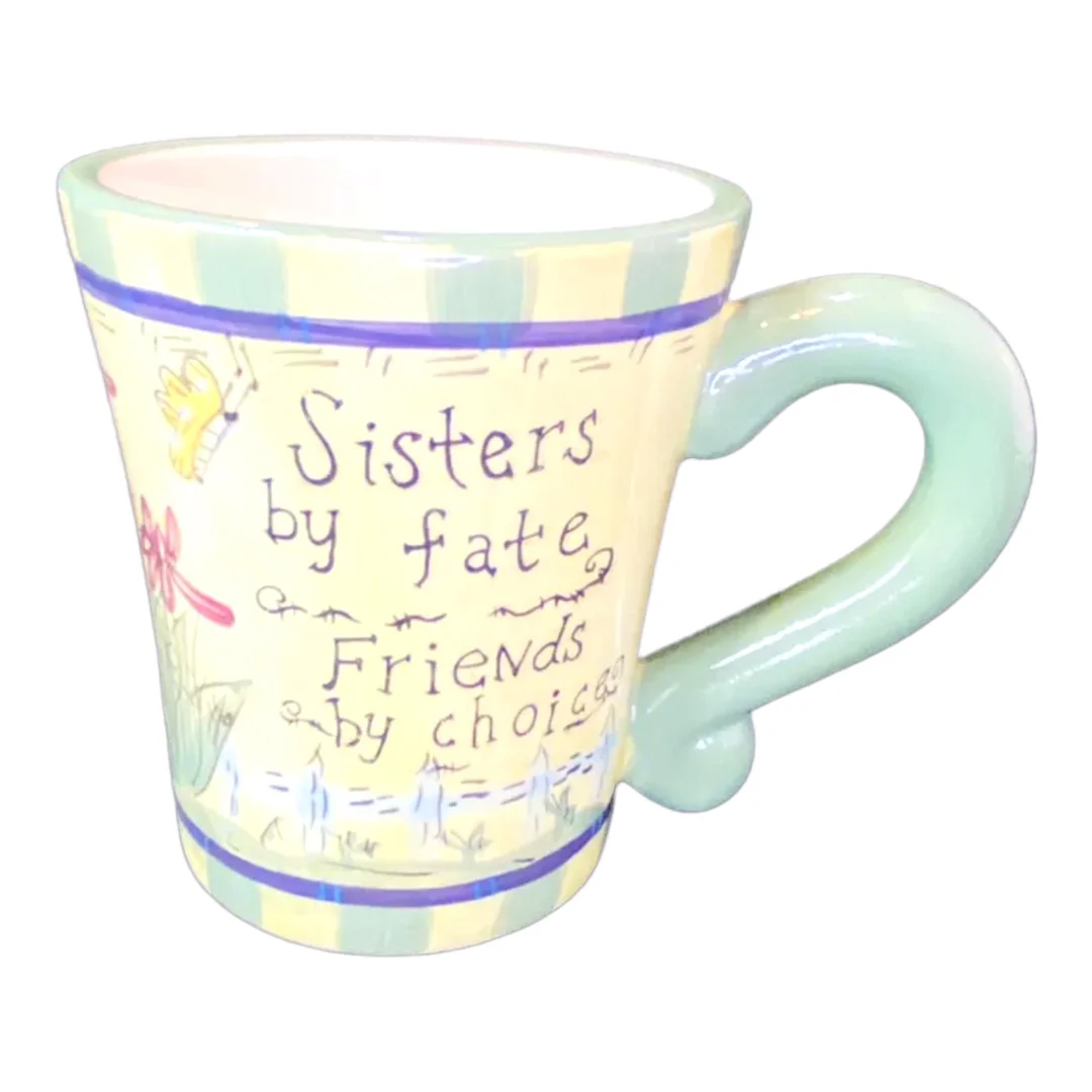 Sisters by Fate Friends by Choice Latte Mug Sisters Friends by Ltd Commodities LLC - Image 2