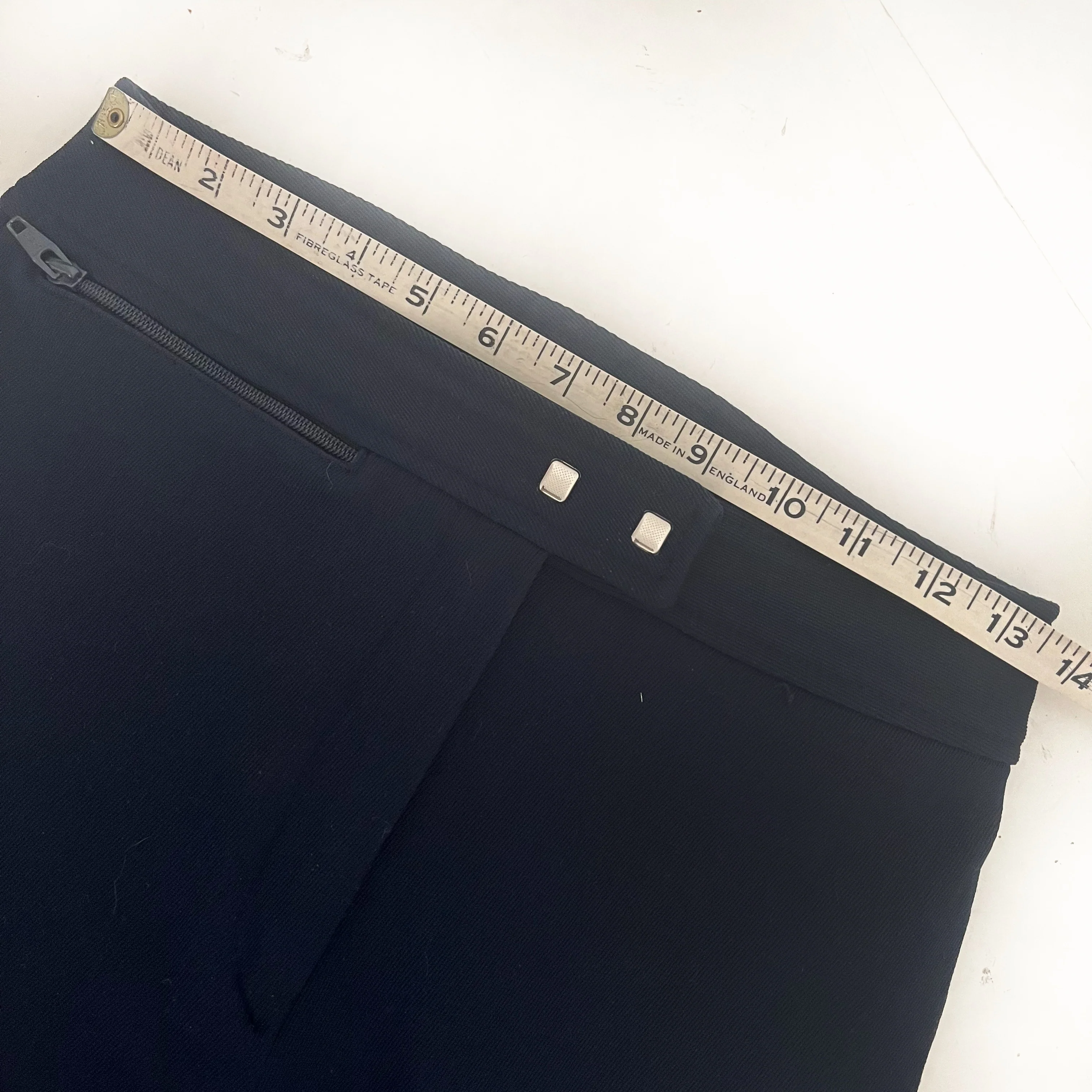 Ski Pants Stirrups Navy Blue Size 40 Wool Blend - Image 6
