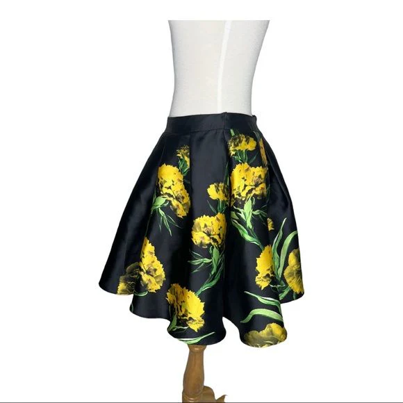 Skirt Skater Full Skirt Side Pockets Womens Sz 6 by Terani Couture - Image 3