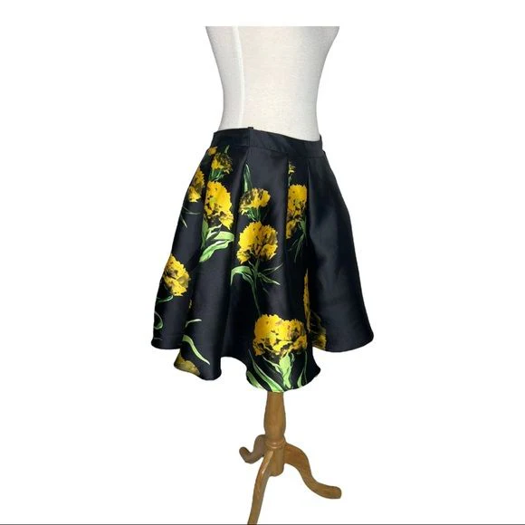 Skirt Skater Full Skirt Side Pockets Womens Sz 6 by Terani Couture - Image 4