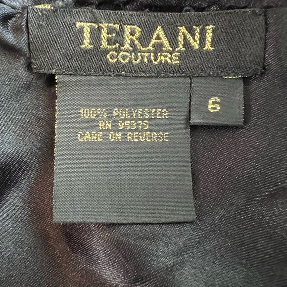 Skirt Skater Full Skirt Side Pockets Womens Sz 6 by Terani Couture - Image 9