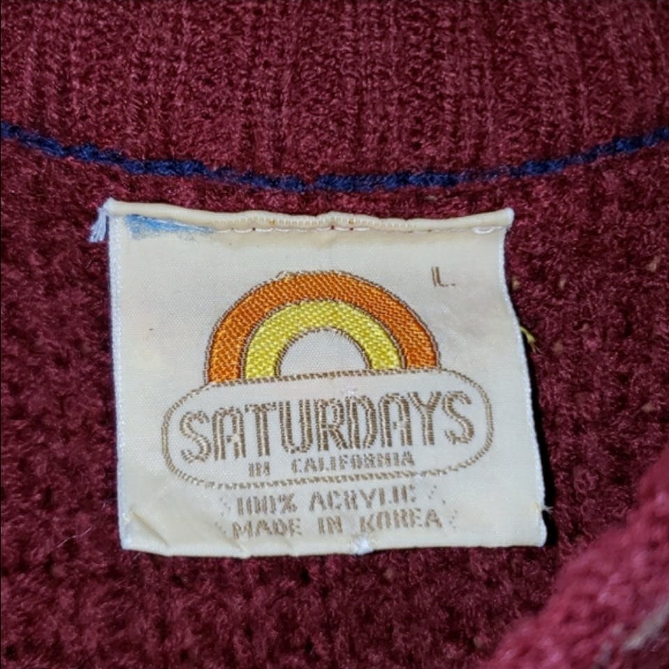 Snow Skier Acylic Knit Sweater by Saturdays In California - Image 4