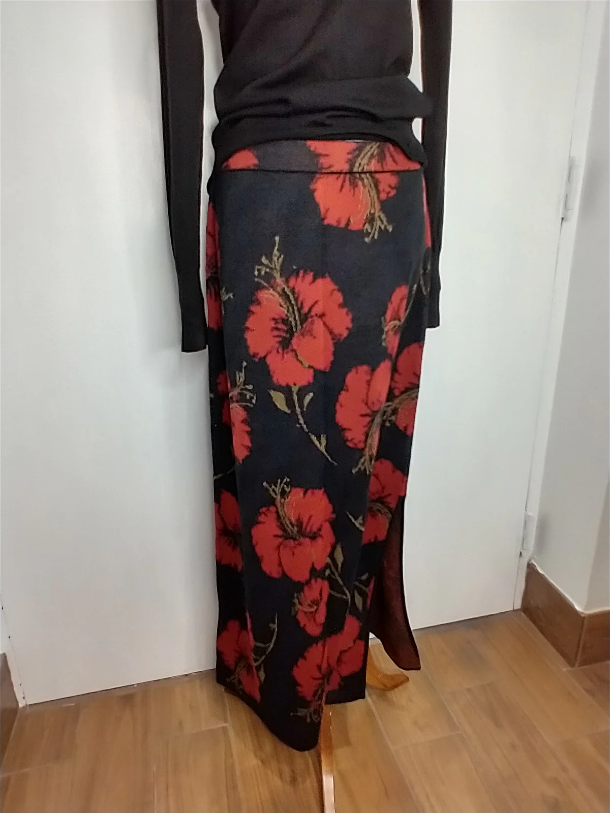 Soft Knit Blend Maxi Skirt By Peruvian Connection - Image 6
