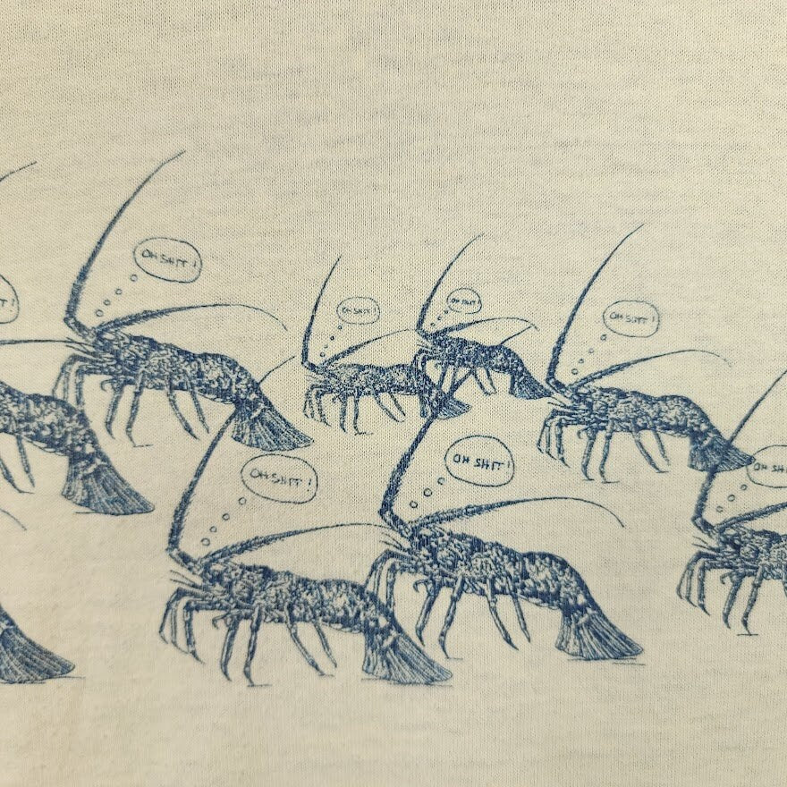 Spiny Lobster Fishing T-Shirt Vintage 80s St Maarten Netherlands Made In Usa Mens Size Large - Image 3