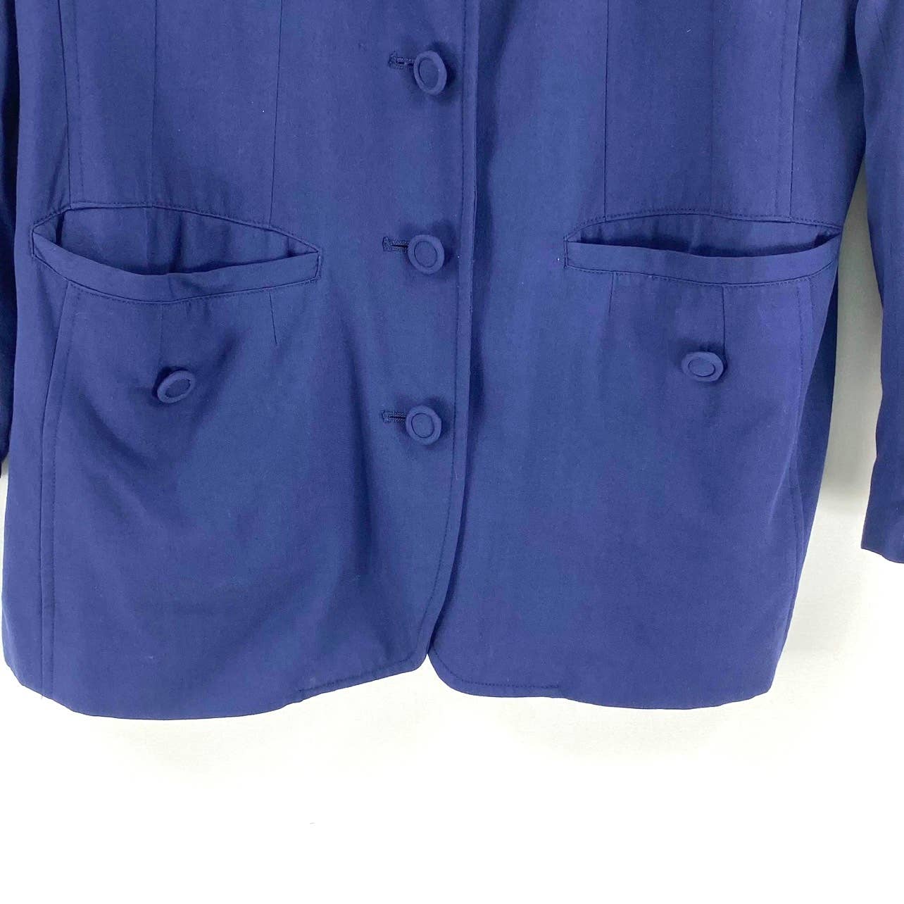 Sport Petite Vintage Navy Blazer by Liz Claiborne - Image 4