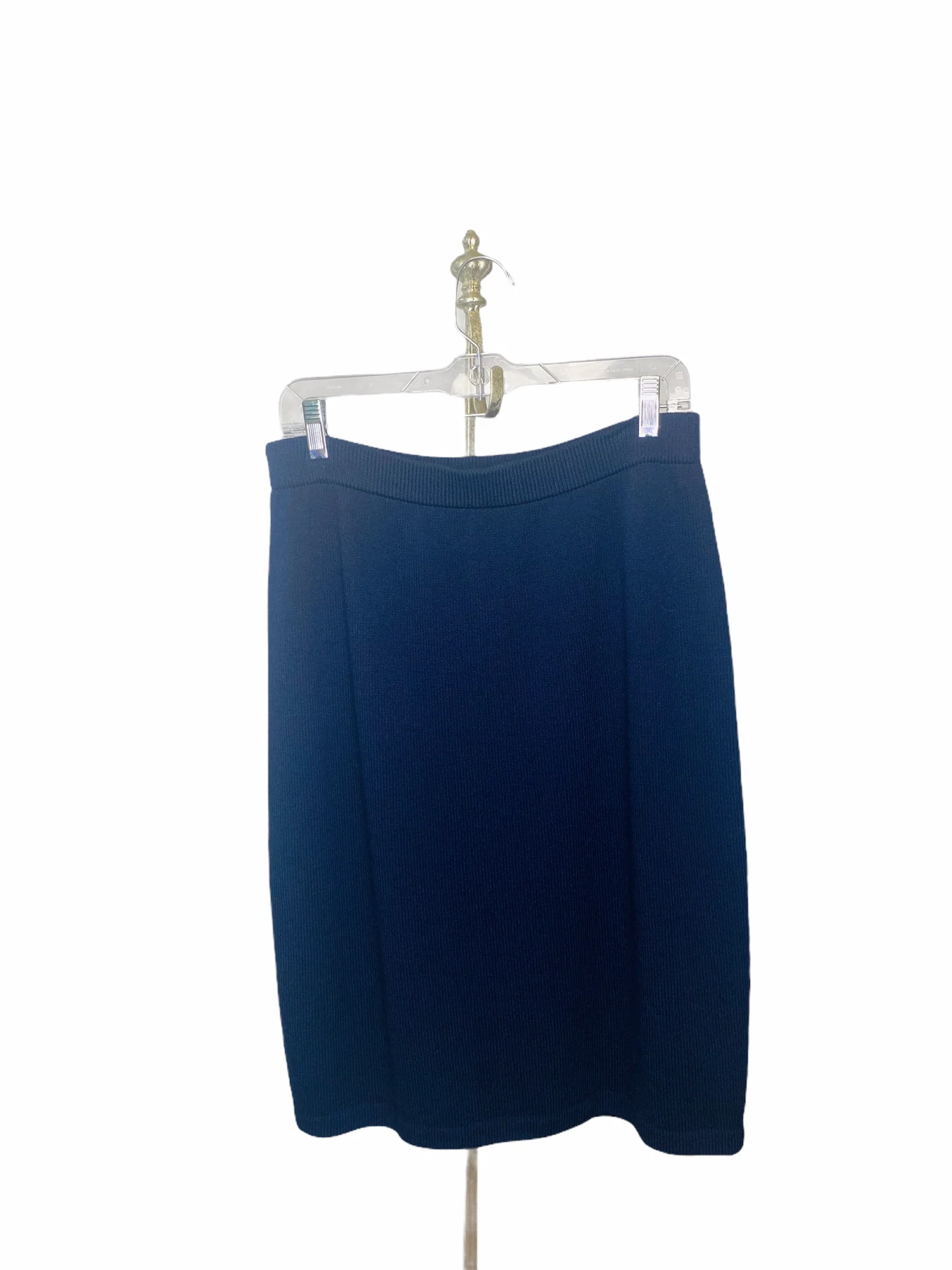 St John Basics Skirt Santana Knit Vintage Skirt Blue by St. John Basics - Image 4