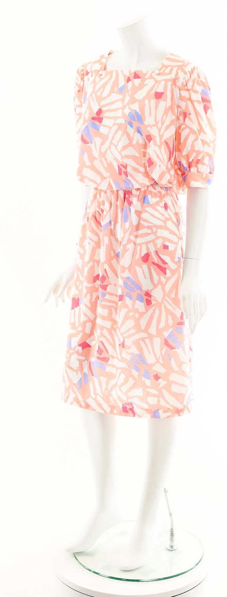 Stained Glass Puff Shoulder Dress by J.b. Xpress - Image 10
