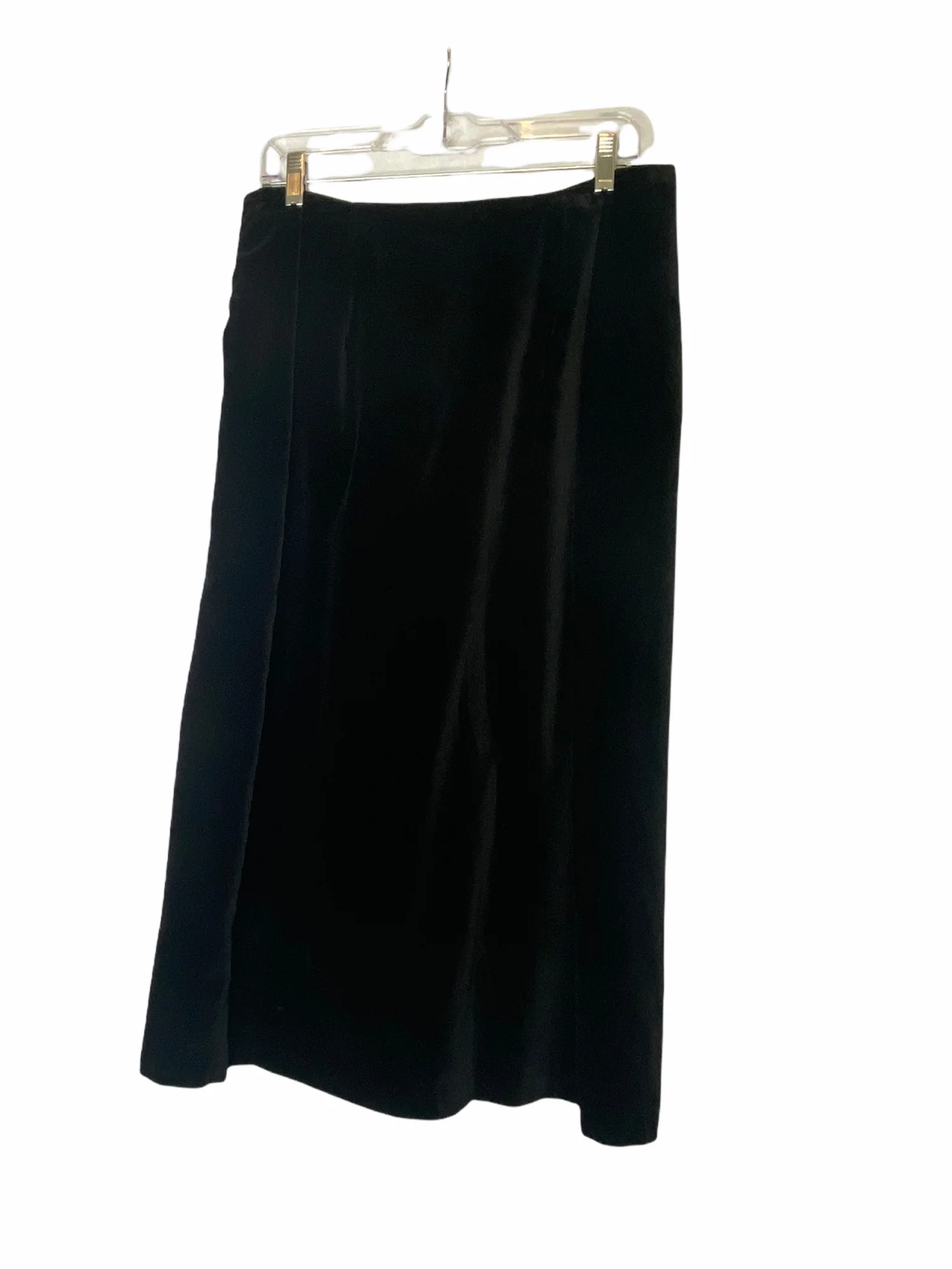 Stonebridge Vintage Velvet Maxi Skirt with Silver Buttons Black 1 by Stonebridge - Image 5