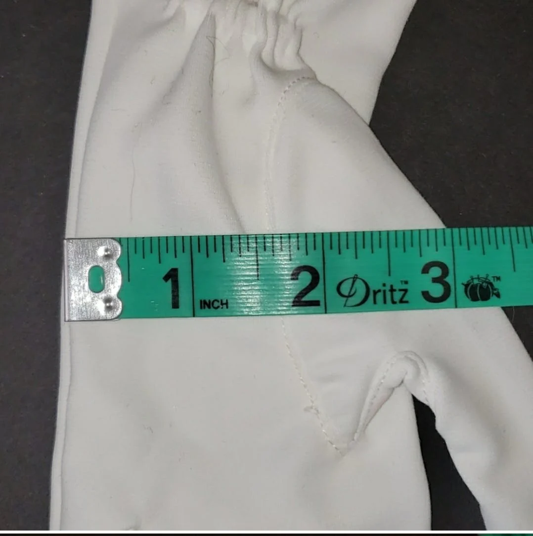 Stretch Nylon Mid Length Fashion Gloves - Image 12