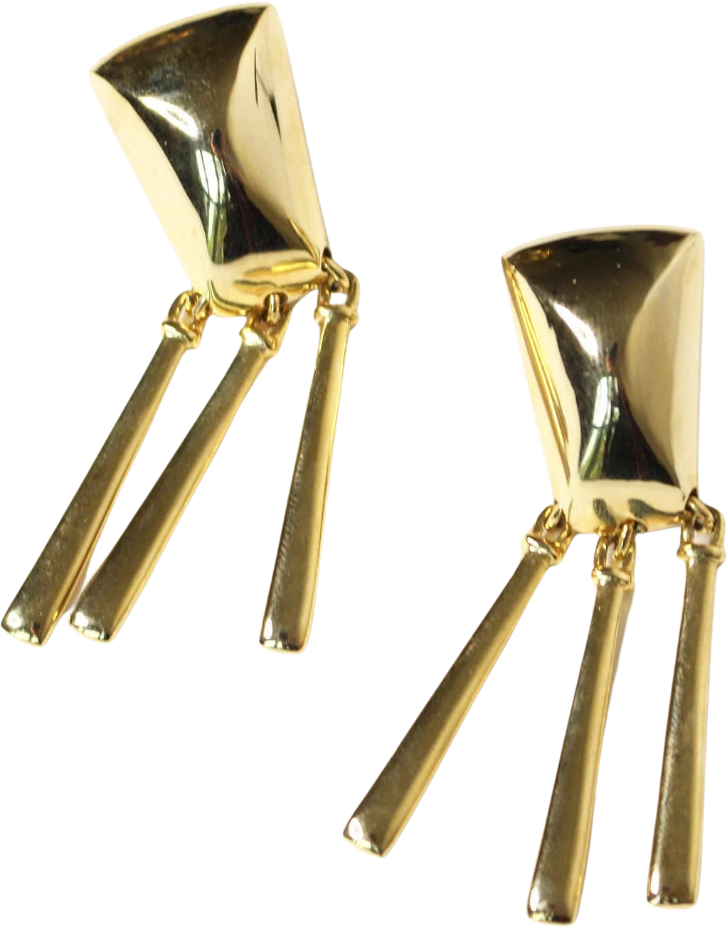 Stunning Vertical Bar Statement Earrings