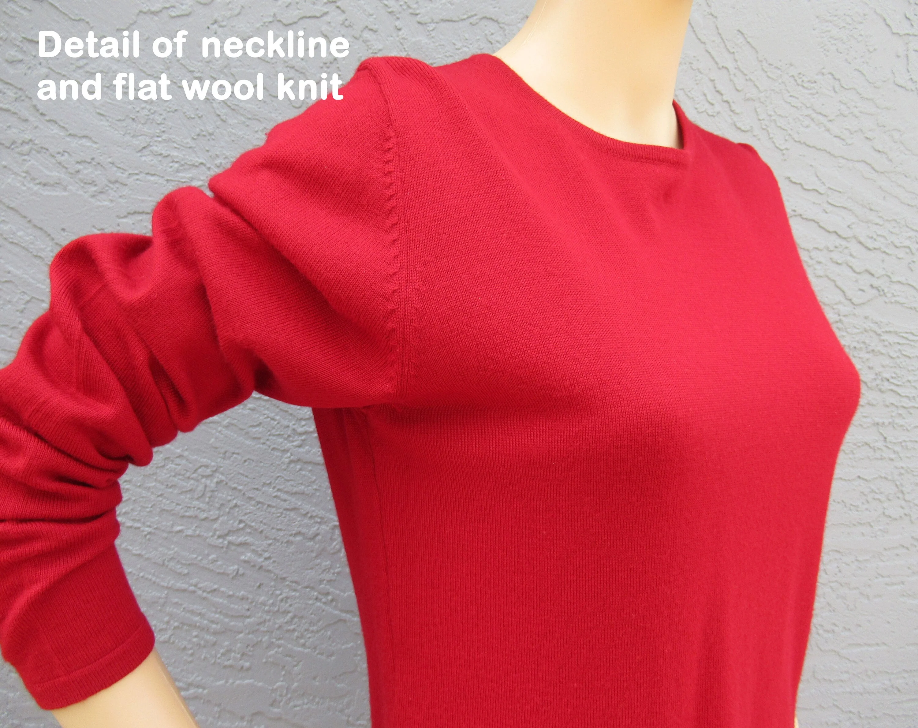 Sweater Charter Club Classics Merino Wool Cranberry Red Pullover Long Sleeve Made In Australia Pure New Woolmark by Charter Club - Image 7