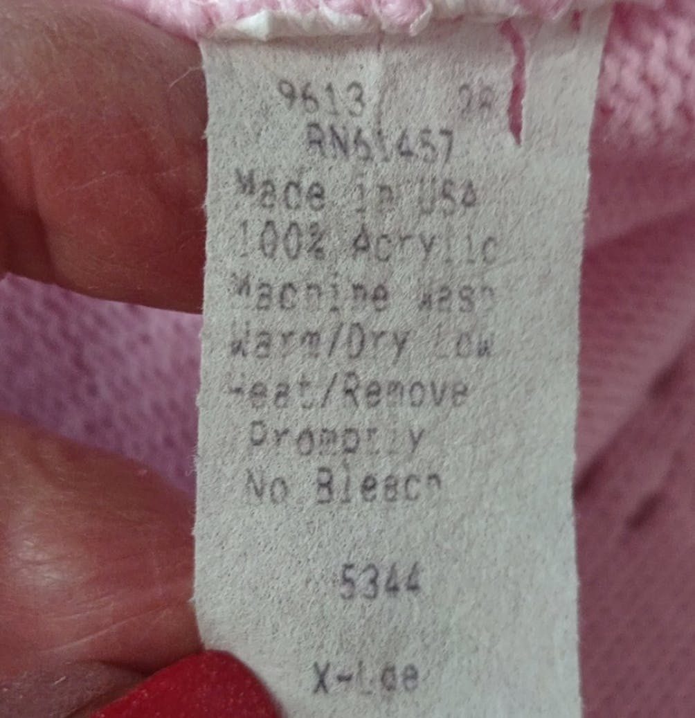 80's Pink Knit Skirt Set by Anthony Richards Usa - Image 8