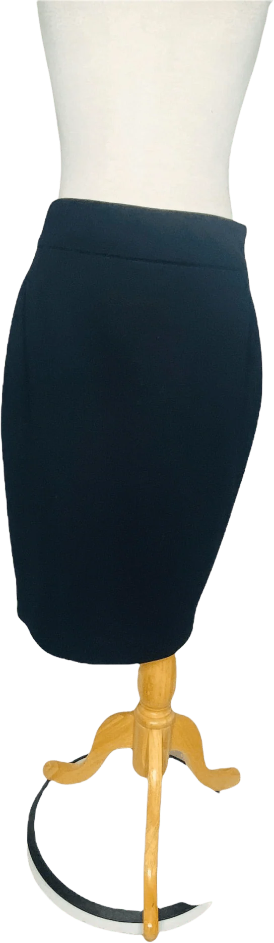 Tahari Wool Lined Pencil Skirt Black by Tahari