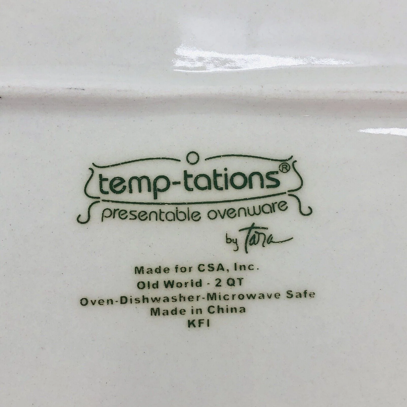 Temp-Tations Old World Blue Oval Serving Bowl 2qt by Tara - Image 4