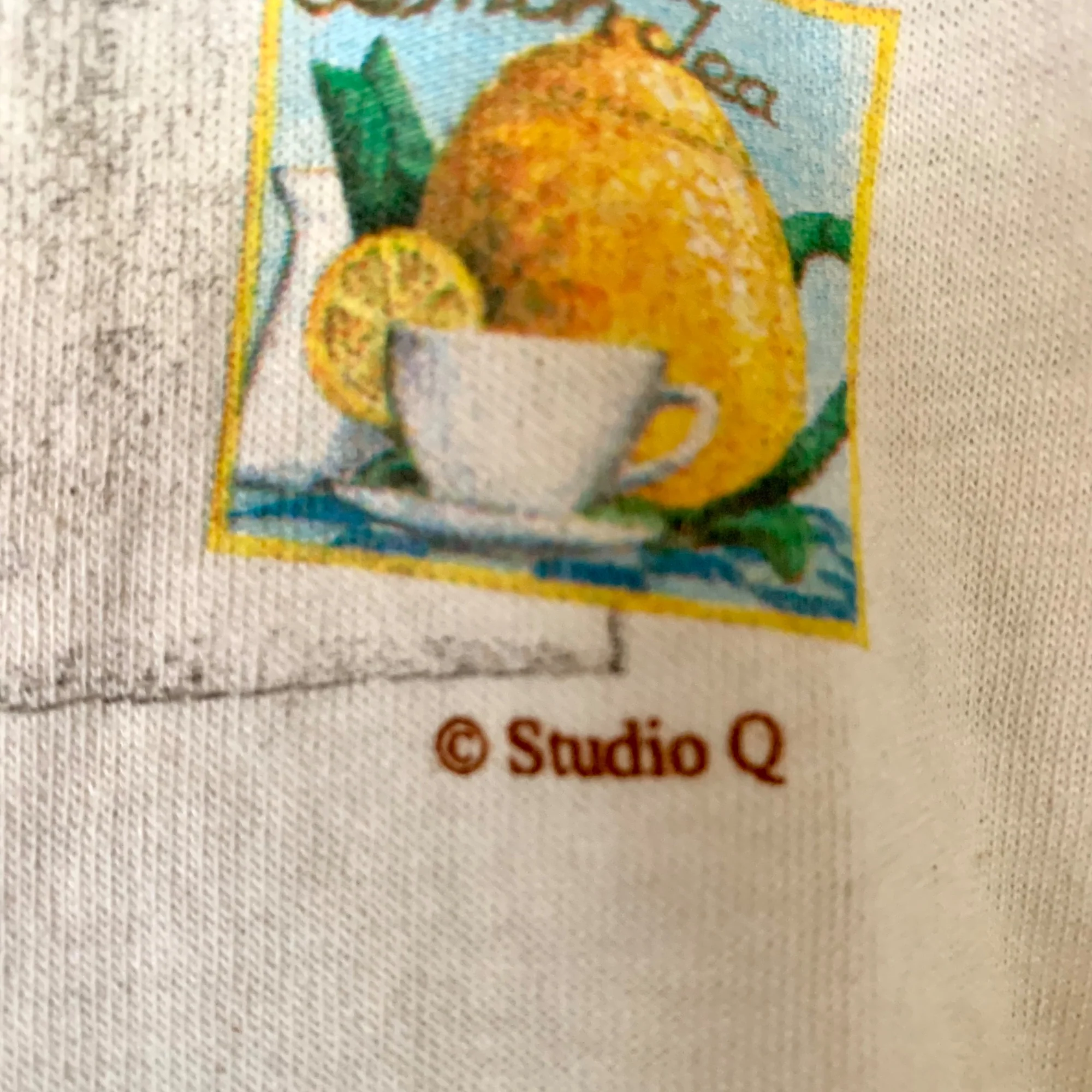 Tennessee River Tea Party T-Shirt M Nos Deadstock Single Stitch Vintage 90s Nwt by Tennessee River - Image 4