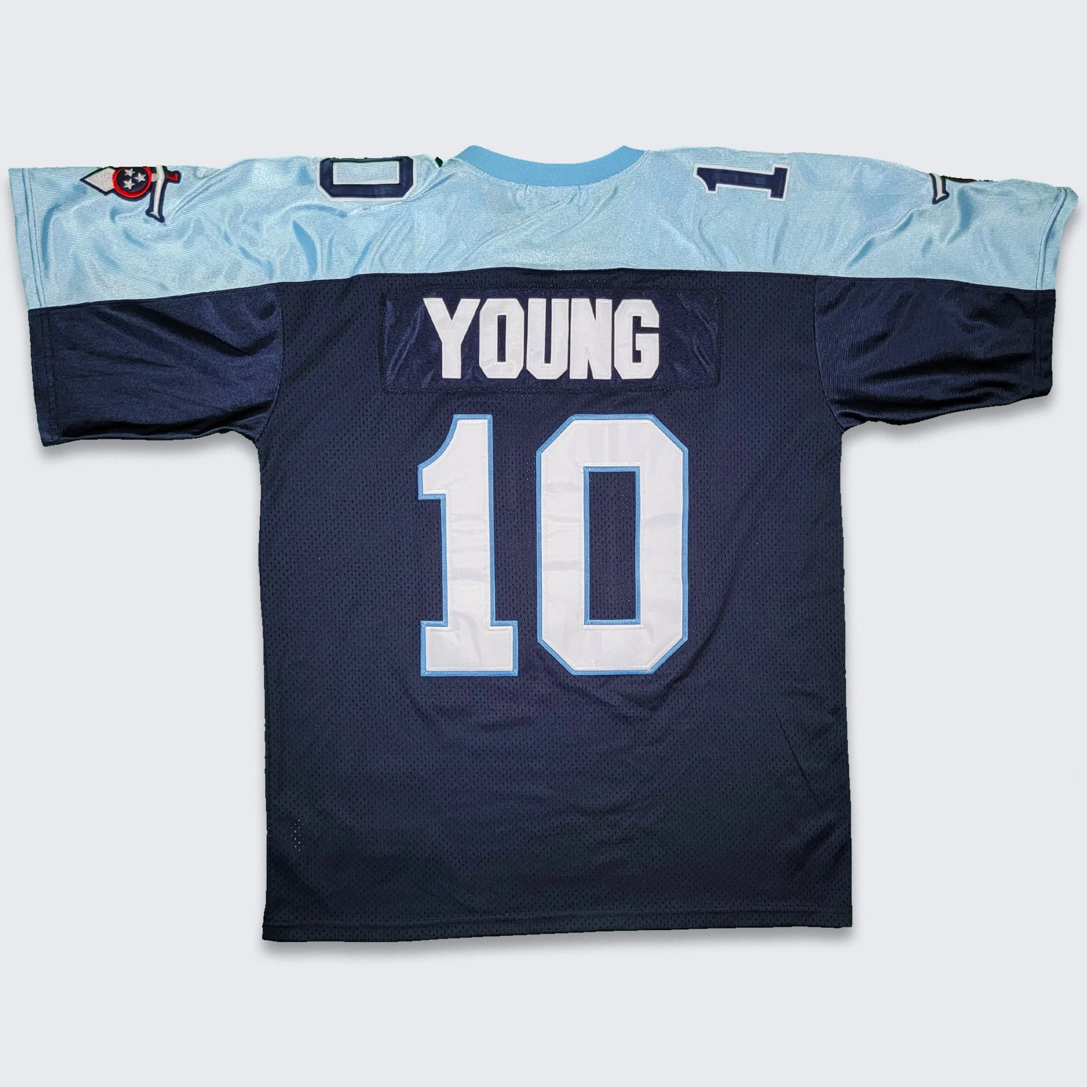Tennessee Titans Vintage Vince Young Jeff Hamilton Football Jersey Nfl Players of The Century Blue Shirt Men's Size Xl by Jeff Hamilton - Image 2