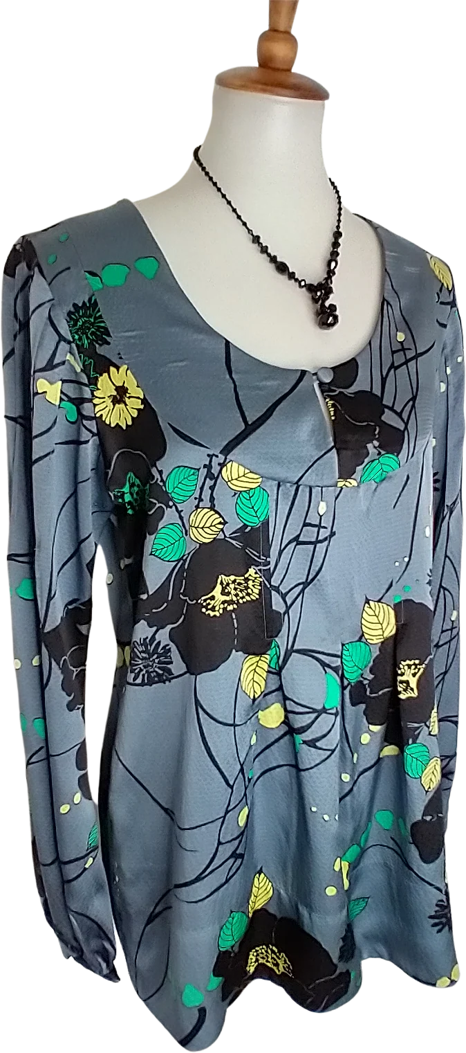 Textured Silk With Unique Color Mix Blouse By Hararai