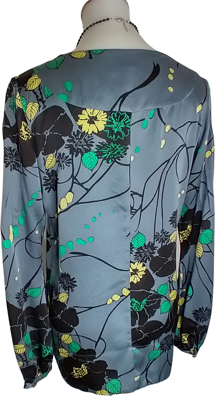Textured Silk With Unique Color Mix Blouse By Hararai - Image 2