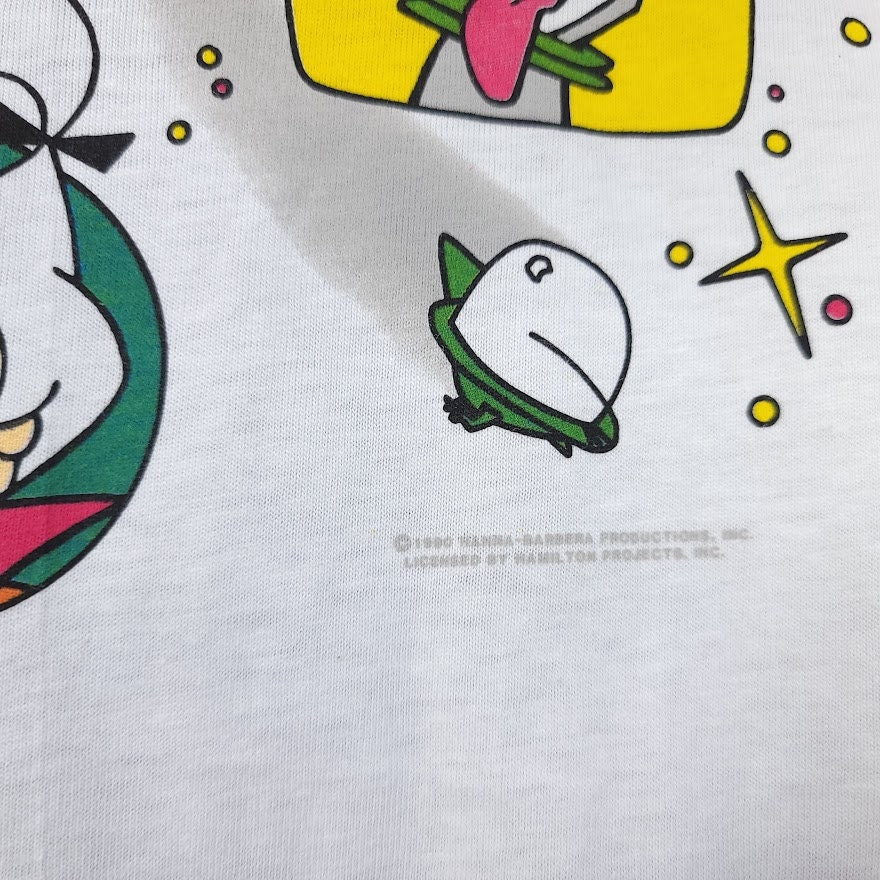 The Jetsons T-Shirt Vintage 90s Cartoon Family Hanna Barbera Made In Usa Mens Size Medium New - Image 4