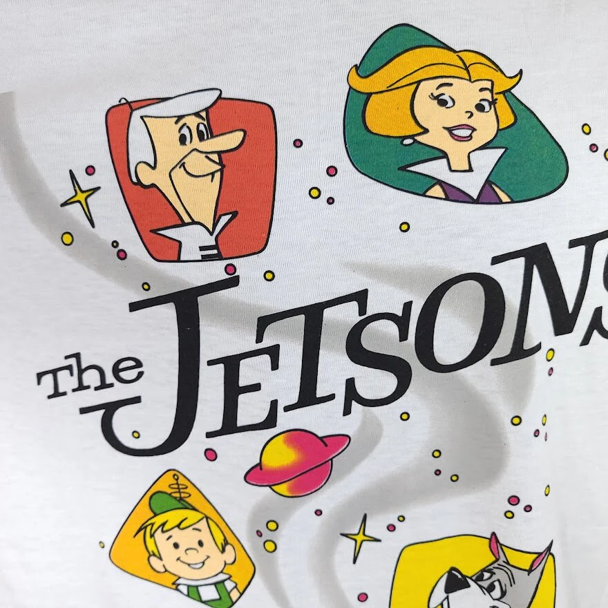 The Jetsons T-Shirt Vintage 90s Cartoon Family Hanna Barbera Made In Usa Mens Size Small New - Image 2