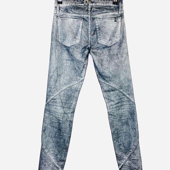The Skinny' Gunmetal Skinny Jeans Sparkle Women’s Gray Size 25 X 30 by Joe's Jeans - Image 3