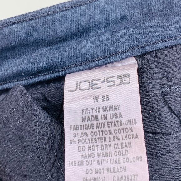 The Skinny' Gunmetal Skinny Jeans Sparkle Women’s Gray Size 25 X 30 by Joe's Jeans - Image 8