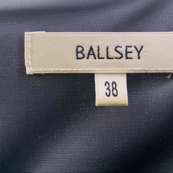 Tomorrowland Shift Ponte Dress with Faux Leather Piping Accents Tunic 38 by Ballsey - Image 10