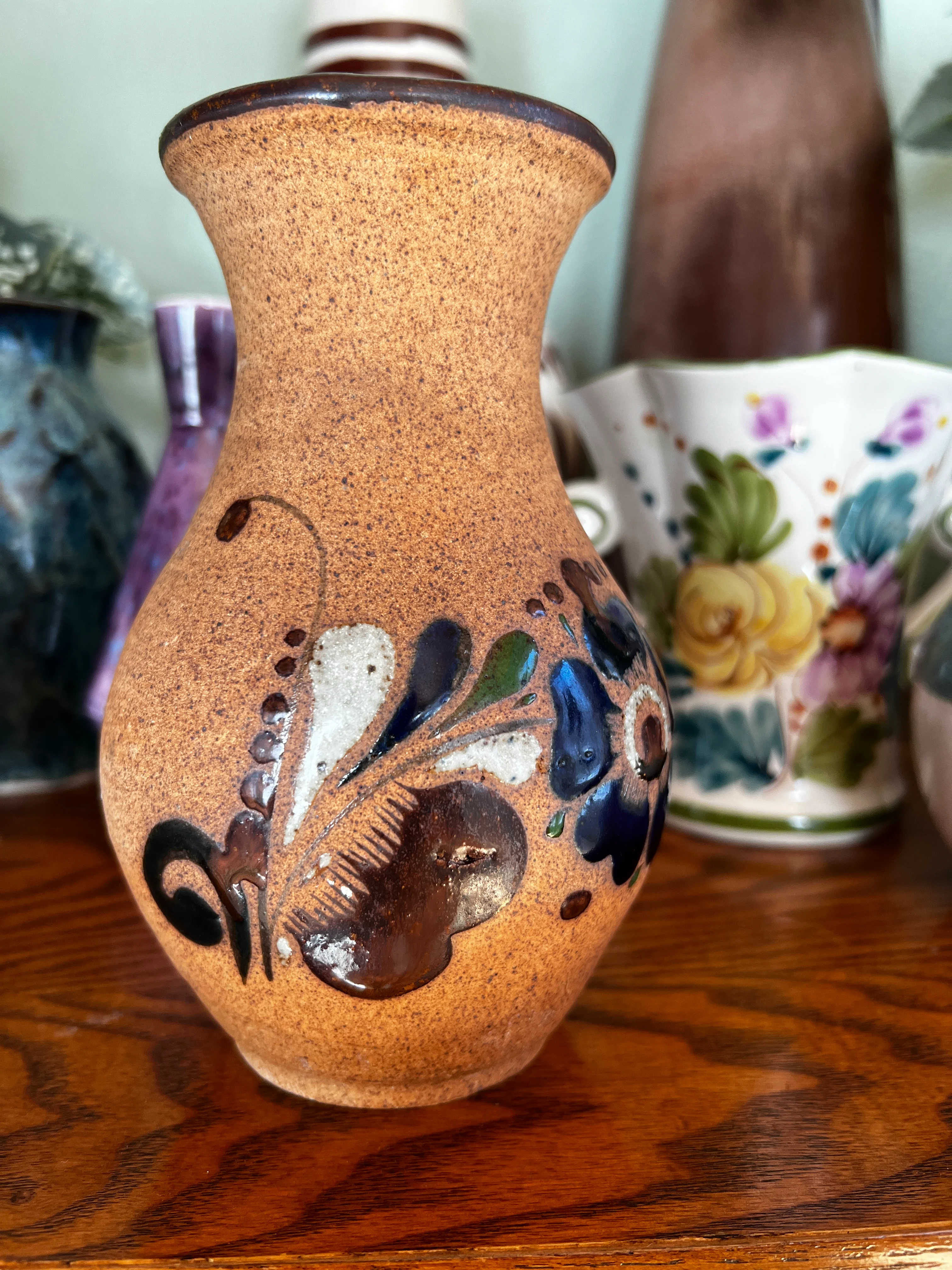 Tonala Art Pottery Signed Vase - Image 4