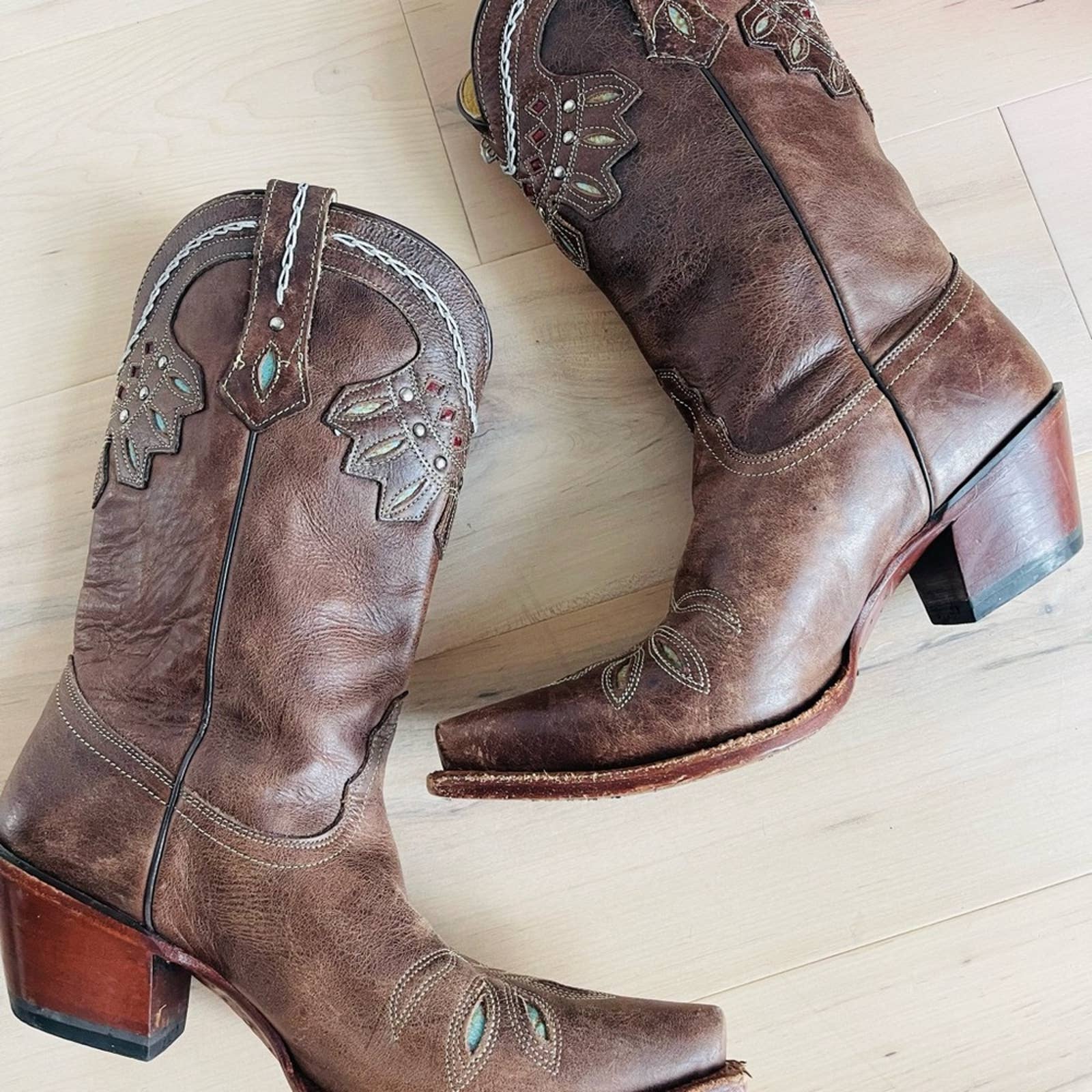 Tony Lama Women’s Chocolate Rancho Cowboy Boots by Tony Lama - Image 11