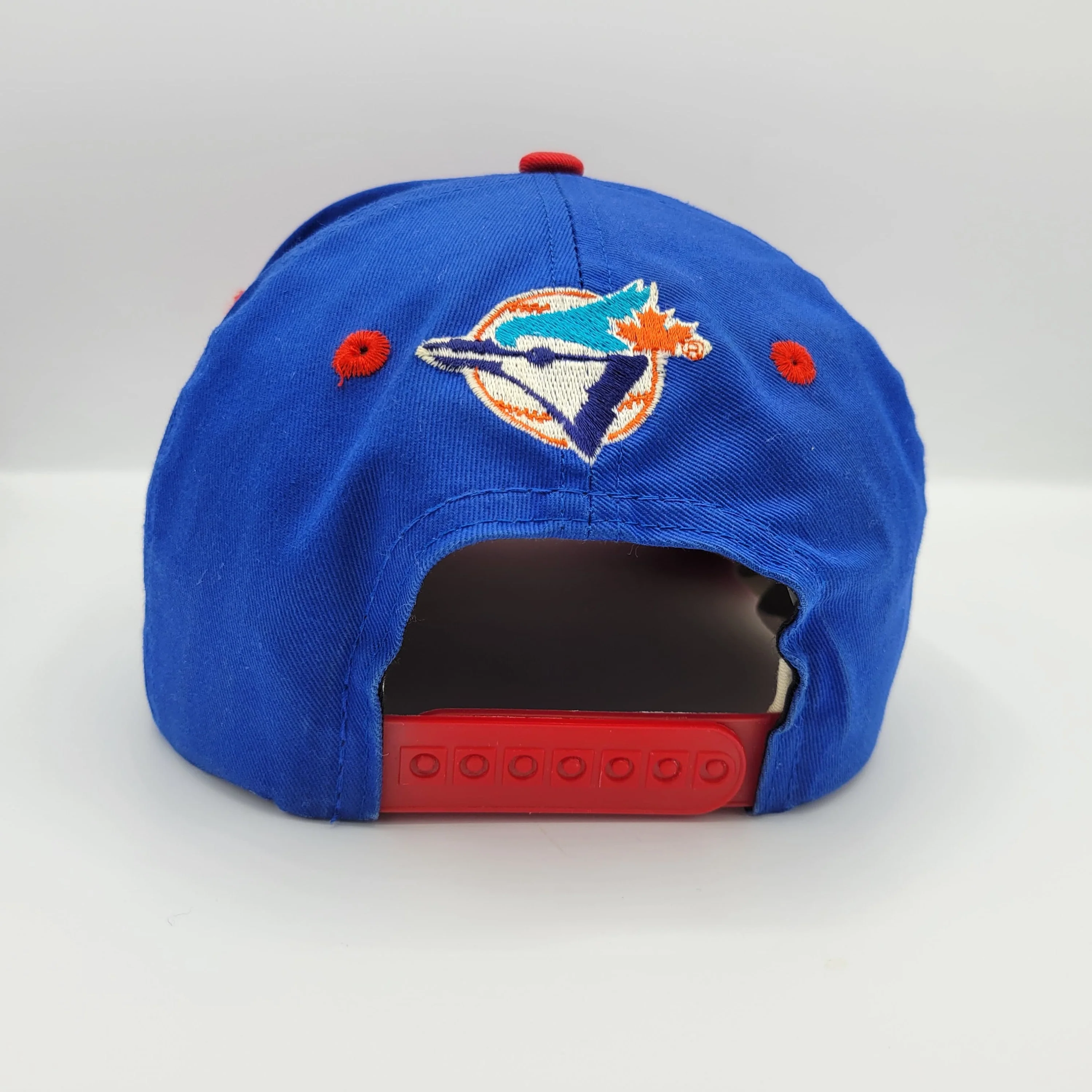Toronto Blue Jays Vintage 90s Annco Snapback Hat Baseball Blue Red Cap Mlb Genuine Merchandise by Annco - Image 3