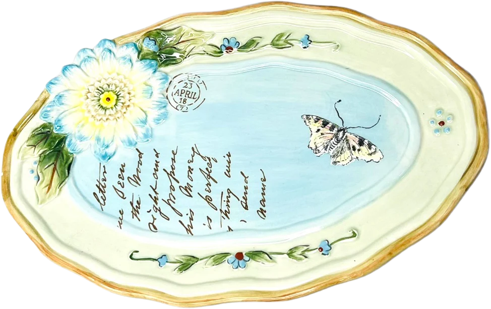 Toulouse Replacement Appetizer Plate Handcrafted by Fitz and Floyd