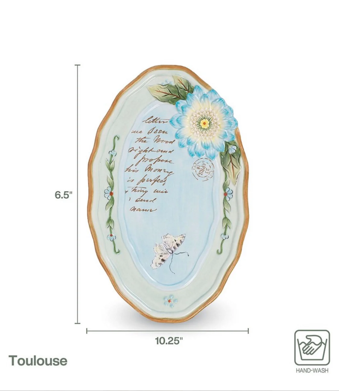 Toulouse Replacement Appetizer Plate Handcrafted by Fitz and Floyd - Image 7