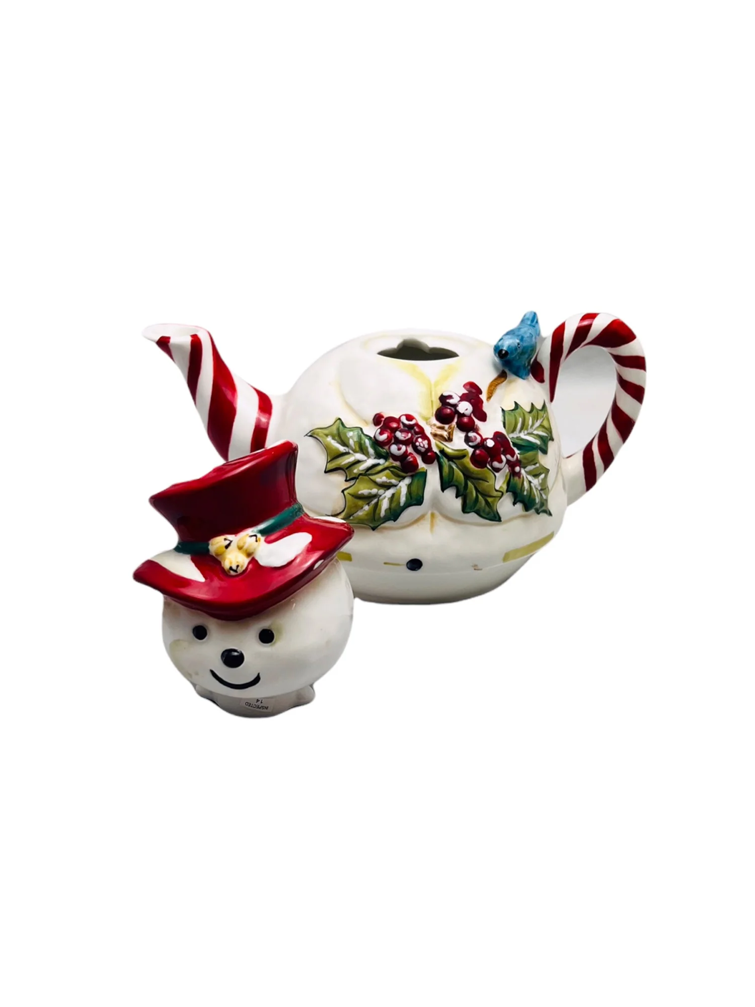 Tracy Porter Vintage Jolly Ol’ Snowy Stackable Teapot and Teacup Set 4 Piece by Tracy Porter - Image 5