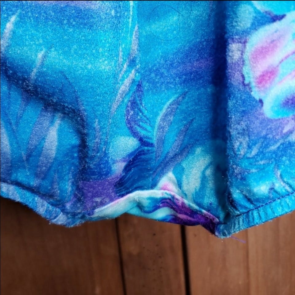 Tropical One Piece Skirt Dress Swimsuit by Robby Len Swim Fashions - Image 8