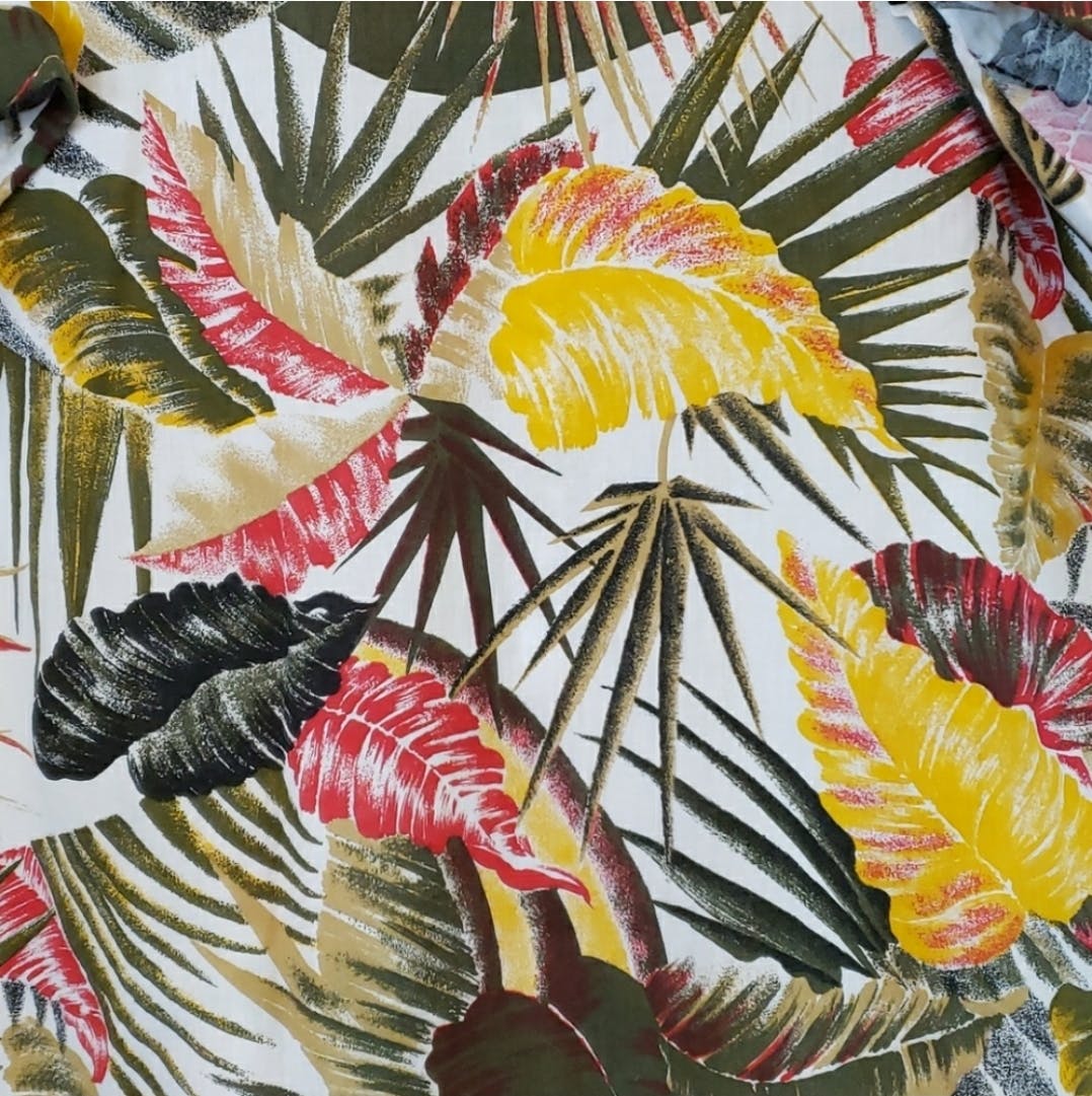 Tropical Print Button Front Shirt by Top & Co. - Image 9