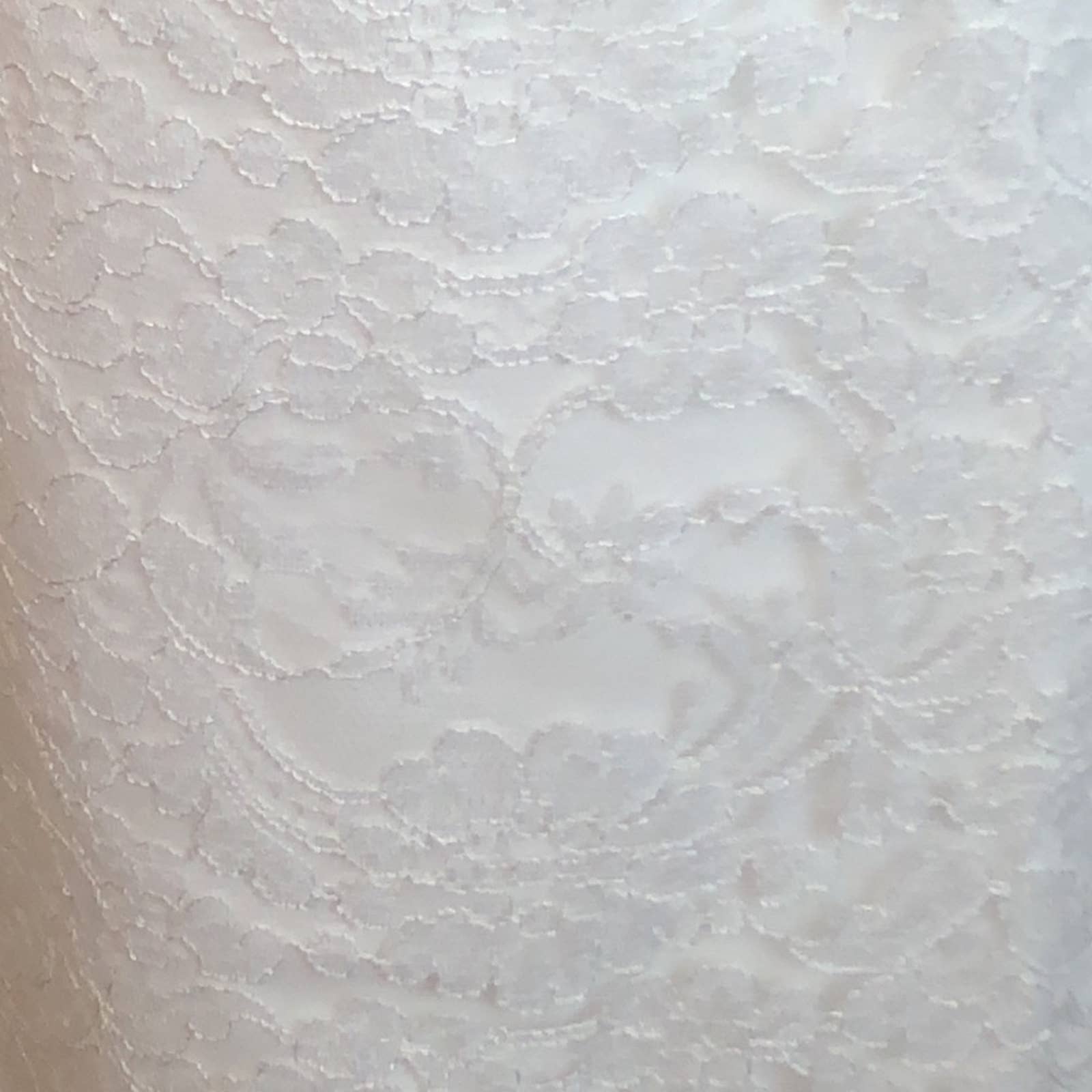 True Vintage Delicate Lace Floral Sheath Dress Small - Image 4