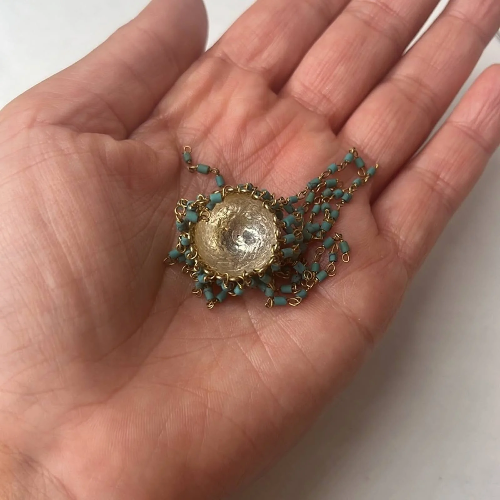Turquoise Beaded Earrings - Image 7