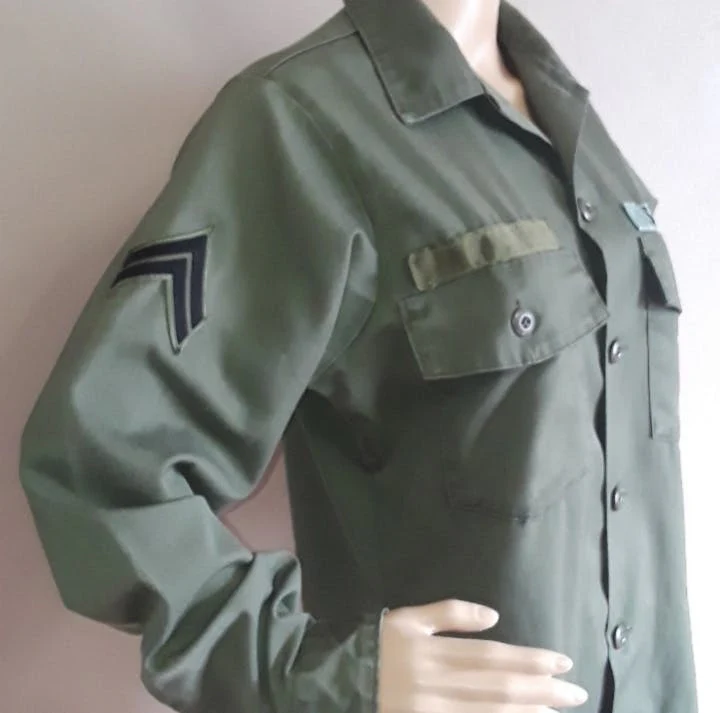 US Army Button Front Shirt - Image 3
