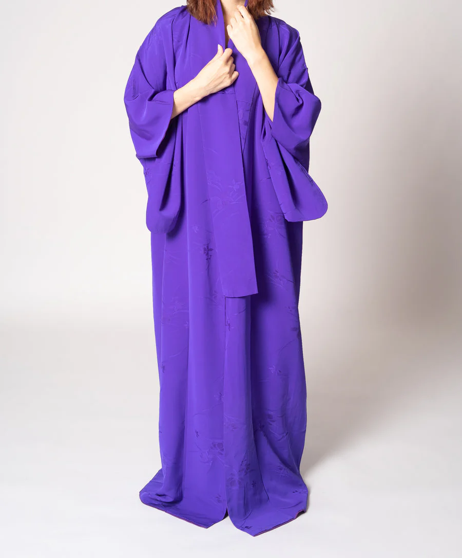 Ultraviolet Silk Robe - Image 2