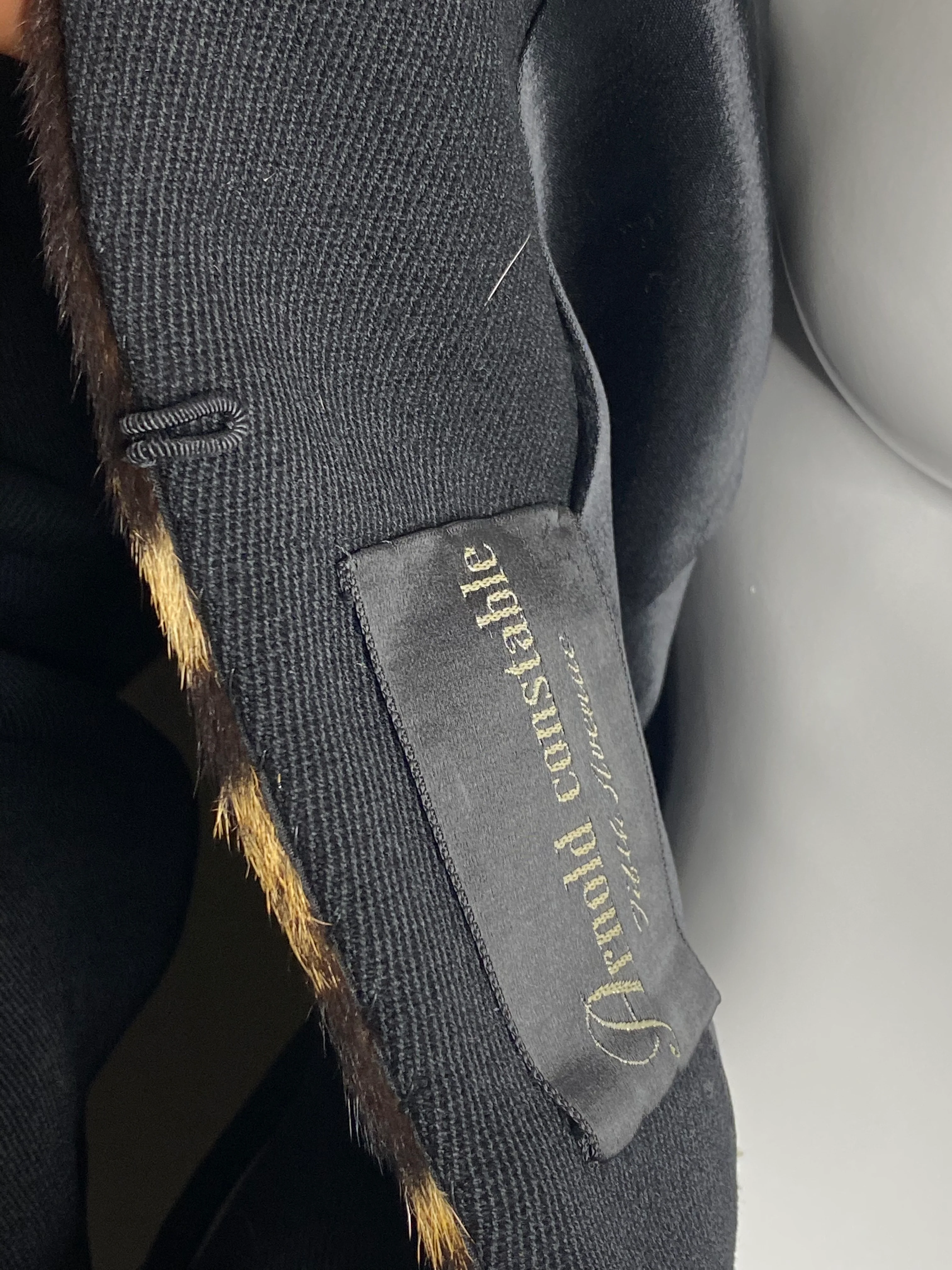 Union Made Wool And Fur Blazer By Arnold Constable - Image 10
