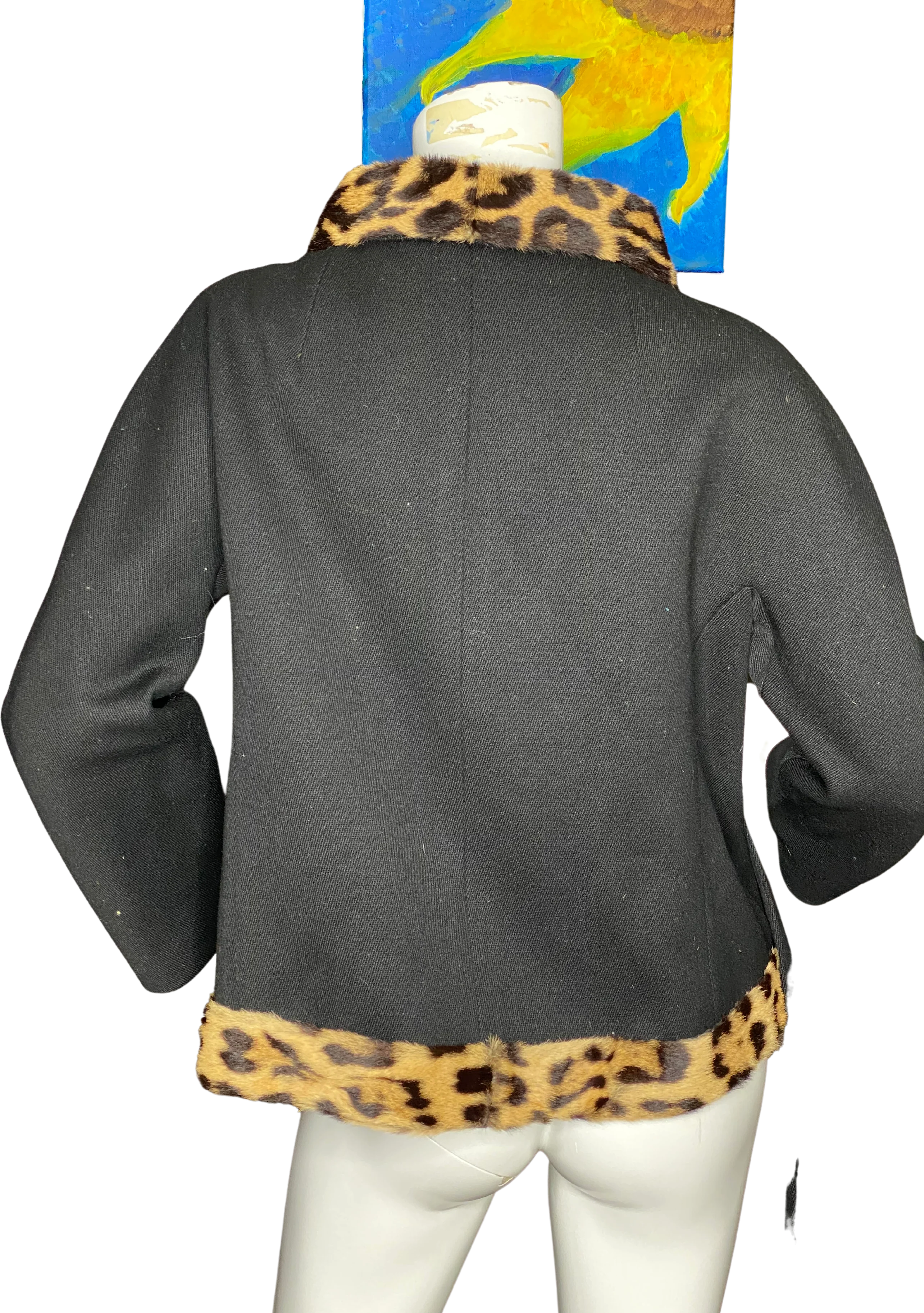 Union Made Wool And Fur Blazer By Arnold Constable - Image 2