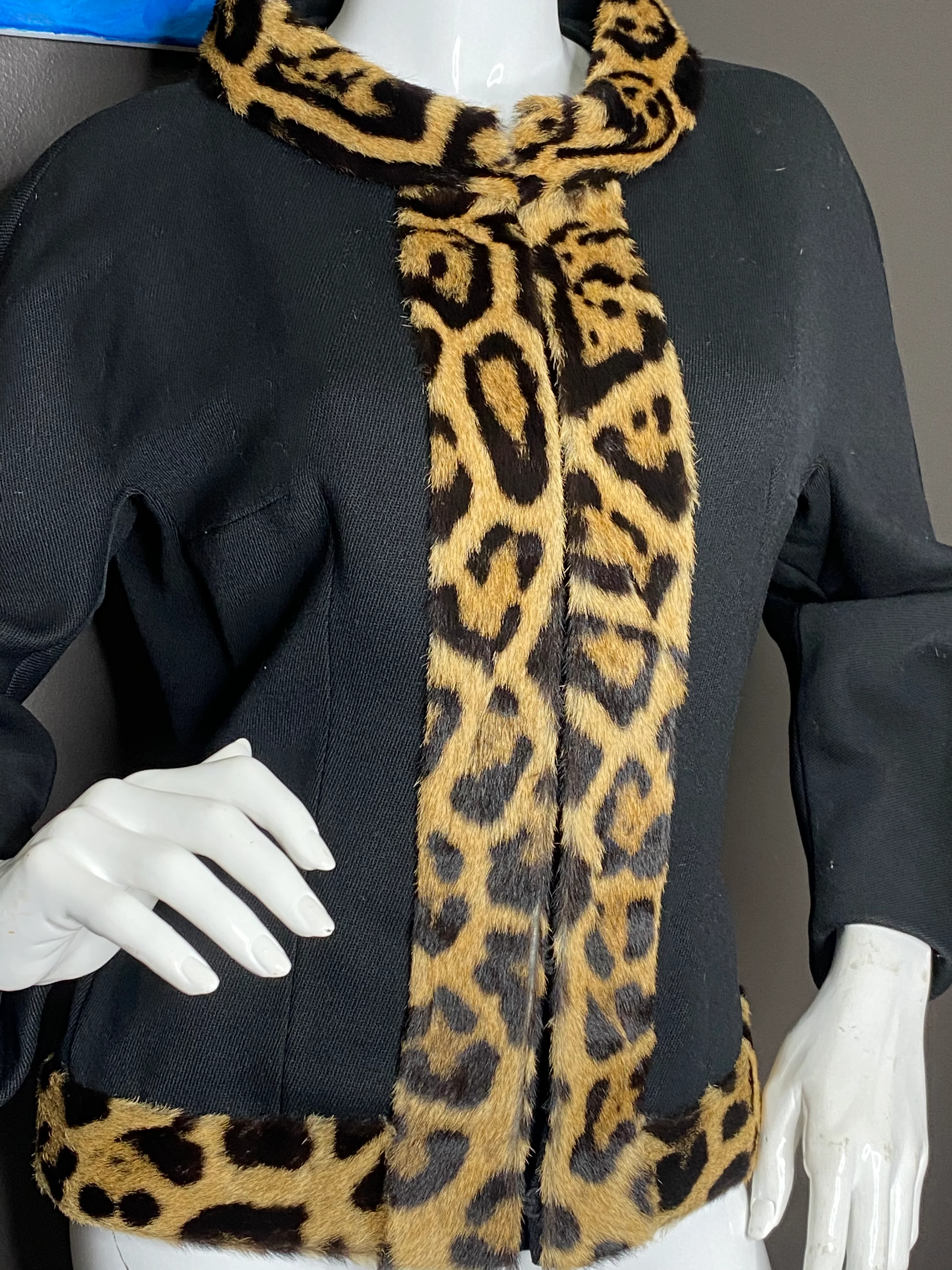 Union Made Wool And Fur Blazer By Arnold Constable - Image 3