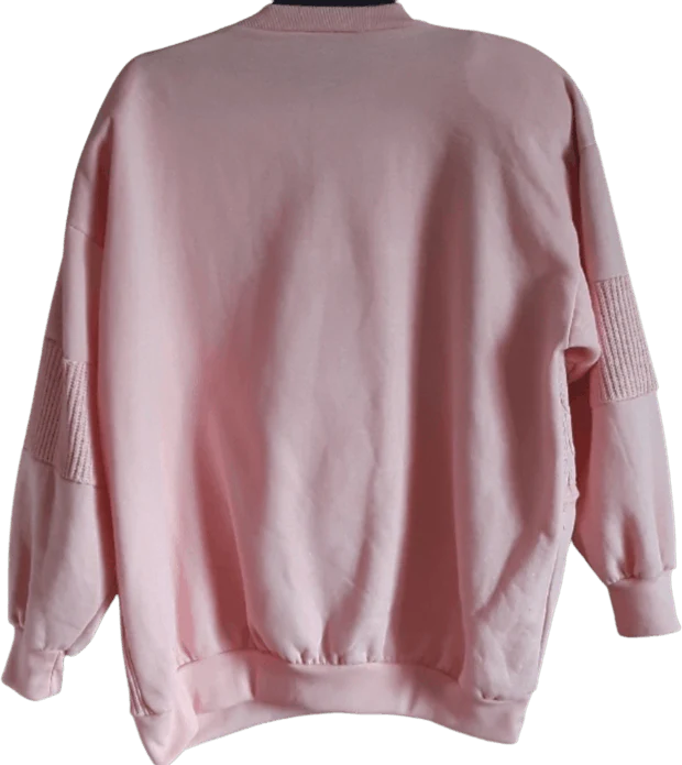 90's Unique Cozy Pink Sweatshirt by Capistrano Sports - Image 2