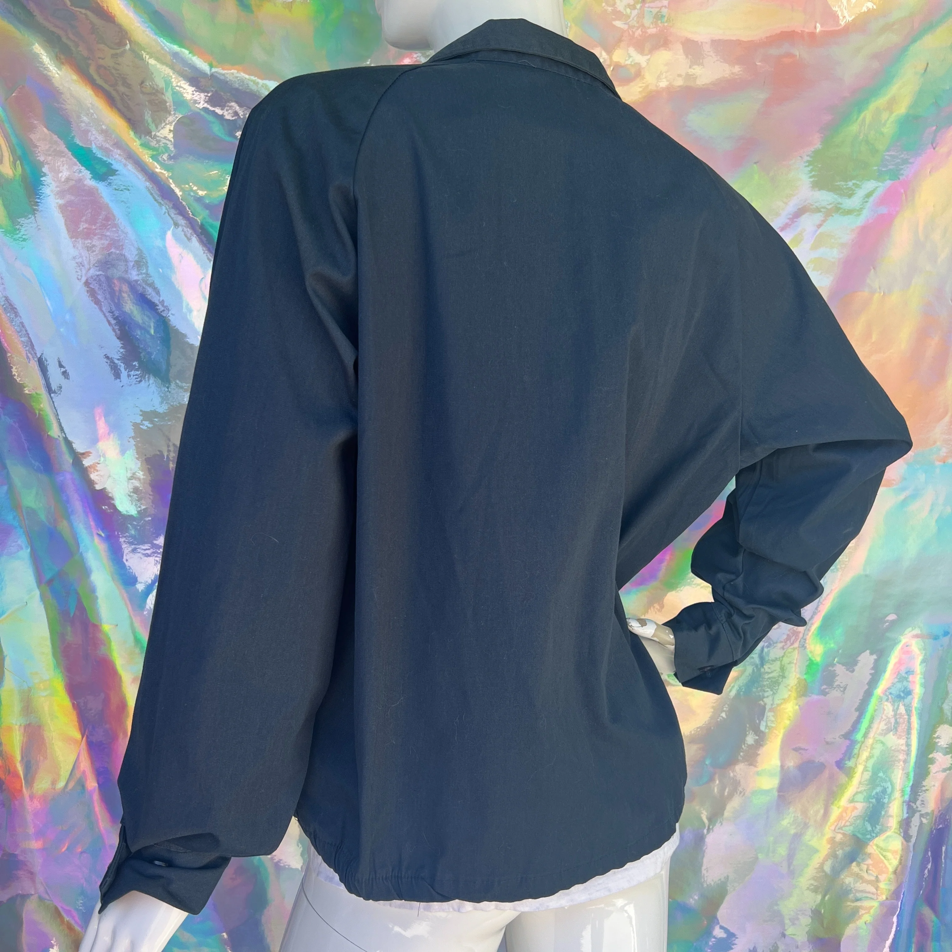 Unisex Dark Blue Zip Up Work Jacket by Pla-Jac By Dunbrooke - Image 5