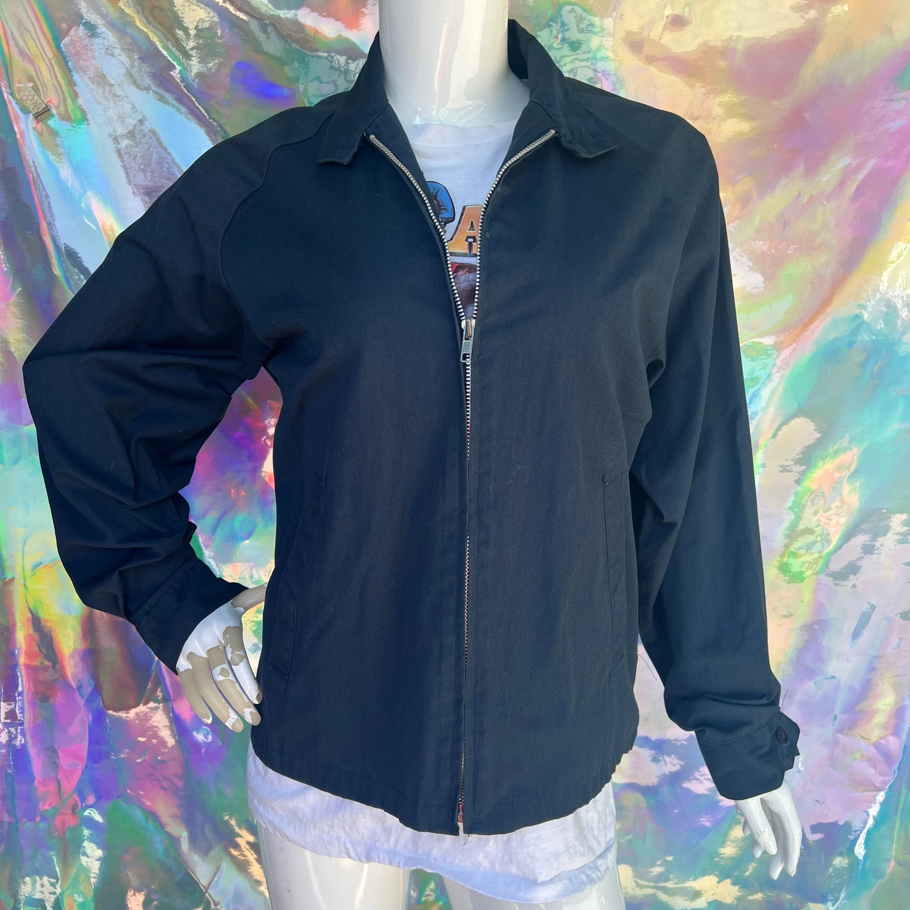 Unisex Dark Blue Zip Up Work Jacket by Pla-Jac By Dunbrooke - Image 7