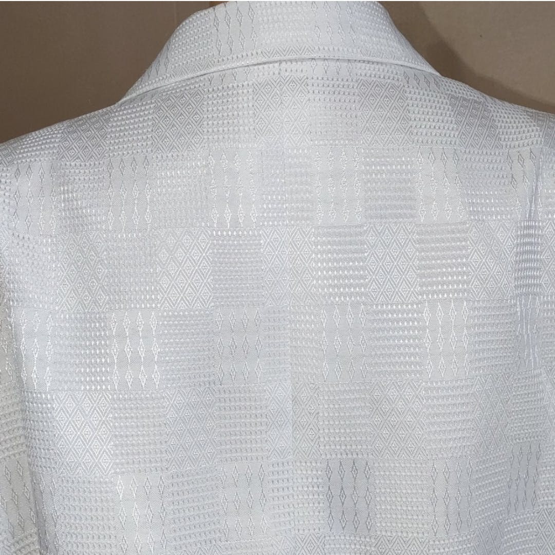 Unisex (popular 40's) White Zoot Suit Coat by Alberto Celini - Image 8