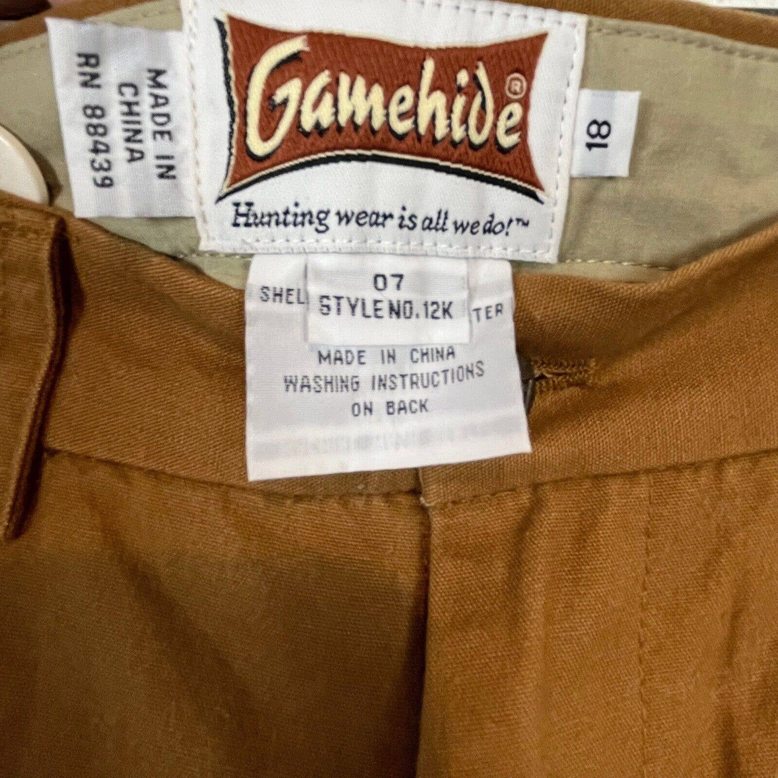 Upland Brush Hunting Pants Style 12k Brown Kid Boy Size 18 by Gamehide - Image 4