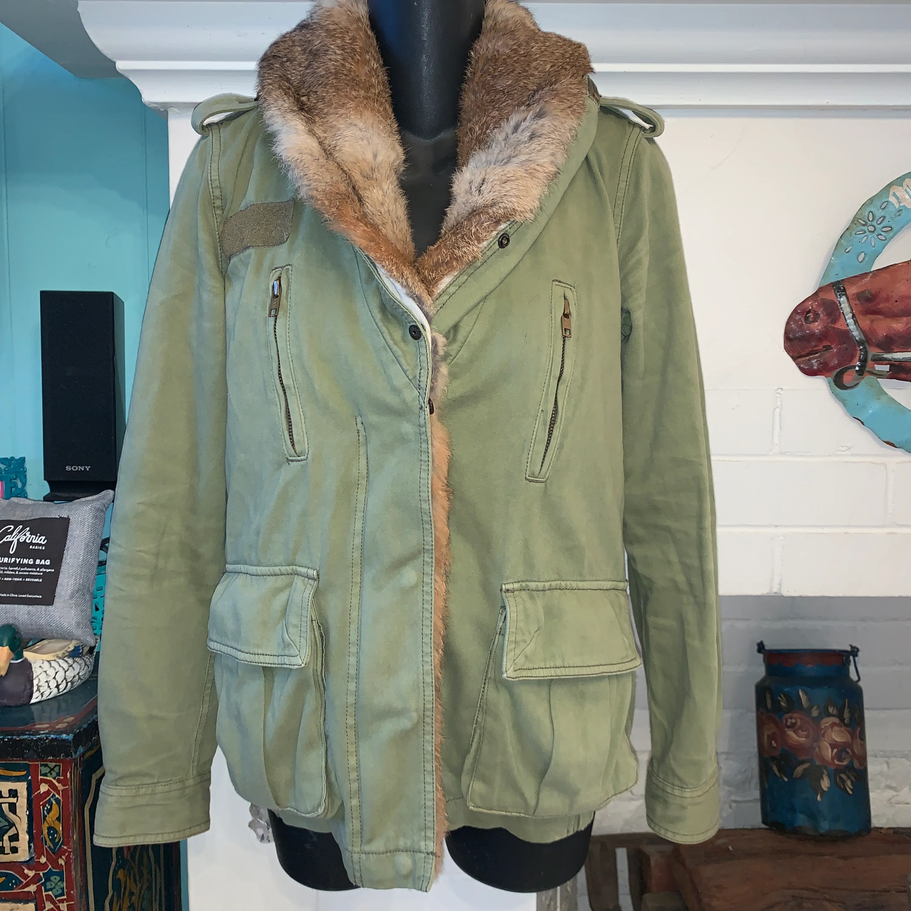 Utility Jacket With Button-out Faux Fur Liner - Image 5