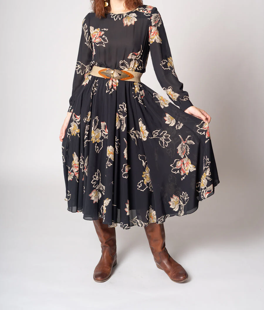 Venus Floral Midi Dress - Image 2