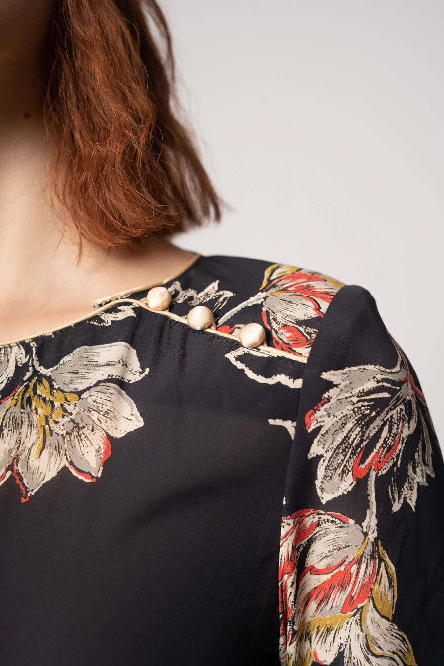 Venus Floral Midi Dress - Image 7